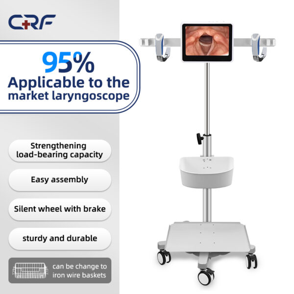 CRF 5-Caster Silent Laryngoscope Medical Cart （Molde CA16Z121 ） - Image 2