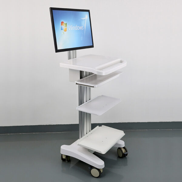 CRF 4x4-inch Silent Wheel Integrated Office Computer Cart（Model CA18Z115） - Image 3