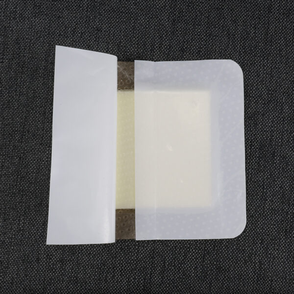 Square Polyurethane Sponge Dressing, Adhesive Patch for Wound Care, Polyurethane Sponge Pad for Medical Use