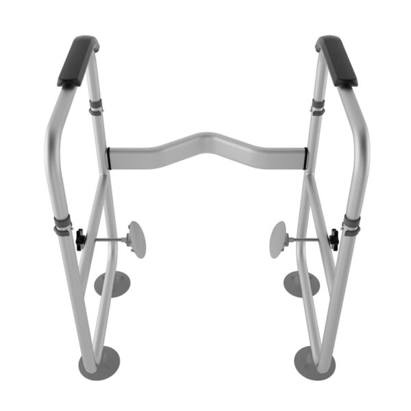 Medical-Grade Toilet Support System - 150KG Load Clamp-On Handrail for Accessible Bathrooms & Senior Care - 图片 4